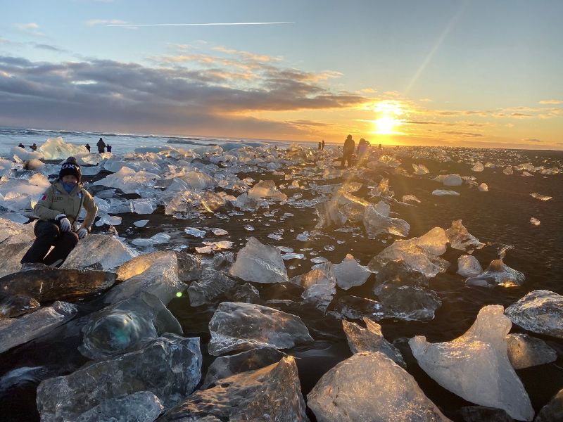Excursion d'une journée à la lagune du glacier : Jökulsárlón au départ de Reykjavik